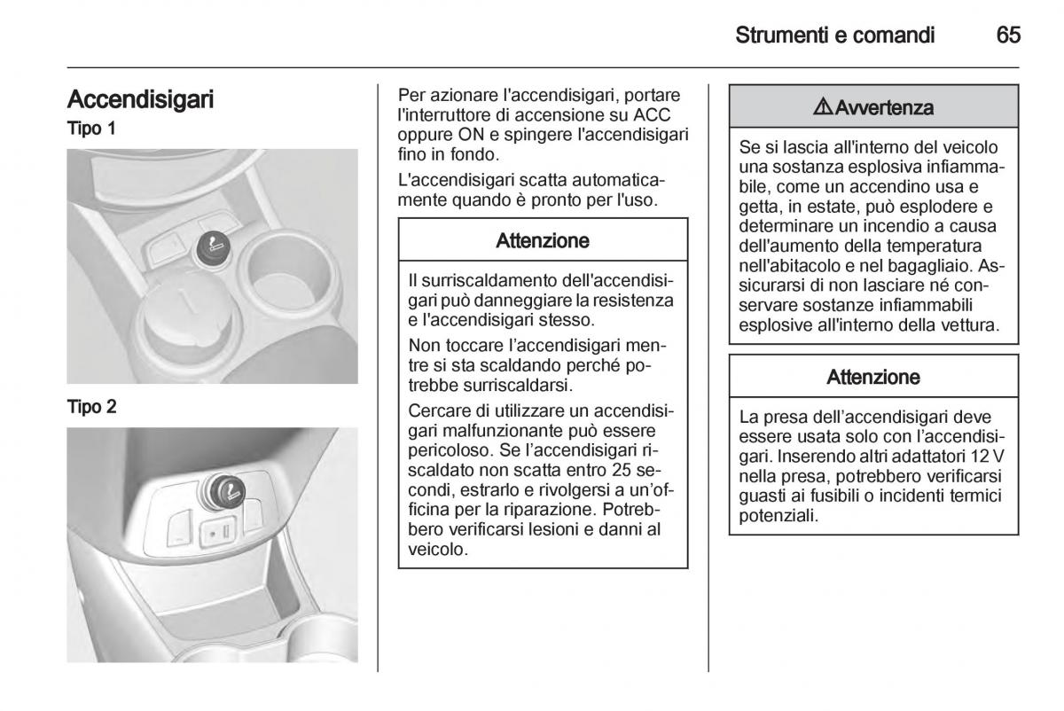 Chevrolet Spark M300 manuale del proprietario / page 65