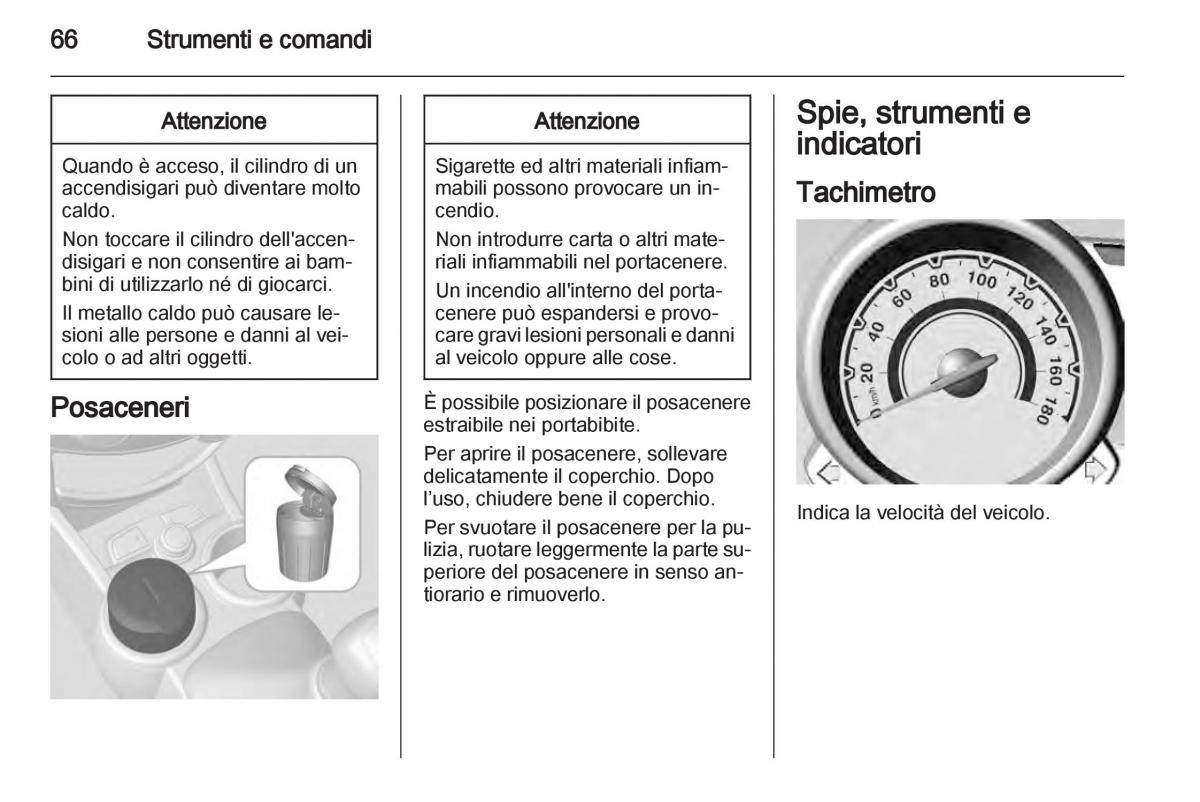 Chevrolet Spark M300 manuale del proprietario / page 66