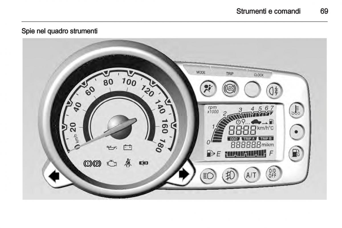 Chevrolet Spark M300 manuale del proprietario / page 69