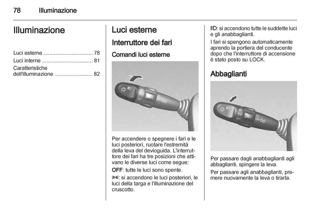 Chevrolet Spark M300 manuale del proprietario / page 78