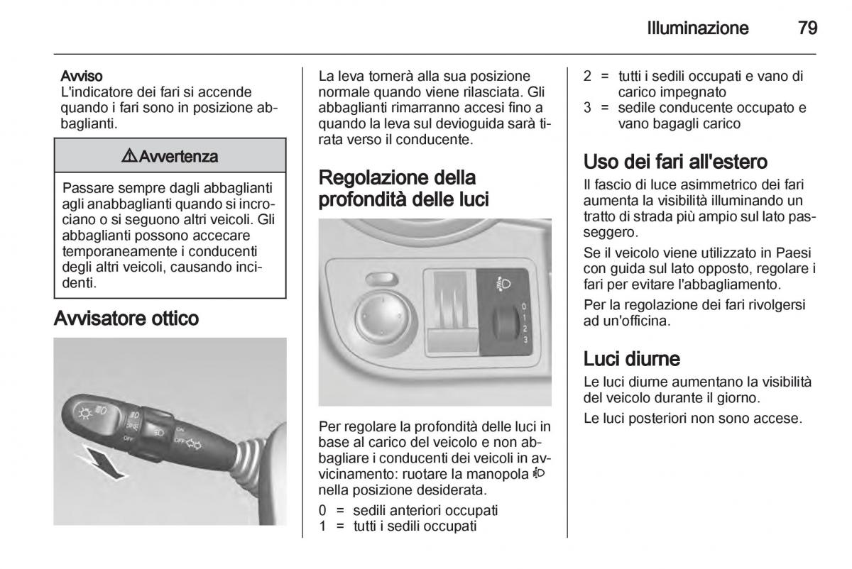 Chevrolet Spark M300 manuale del proprietario / page 79