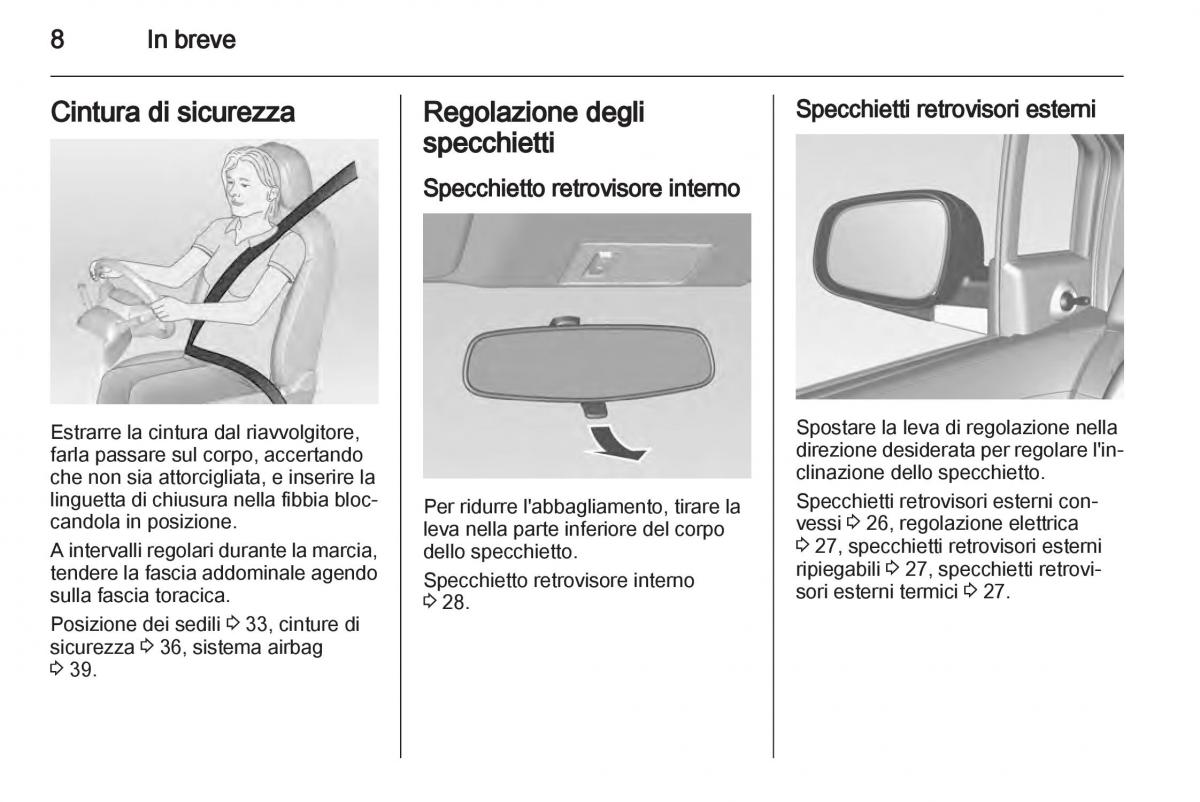 Chevrolet Spark M300 manuale del proprietario / page 8