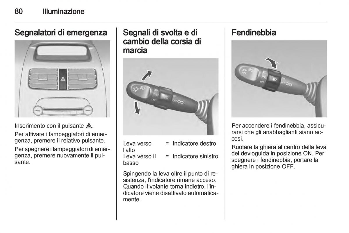 Chevrolet Spark M300 manuale del proprietario / page 80