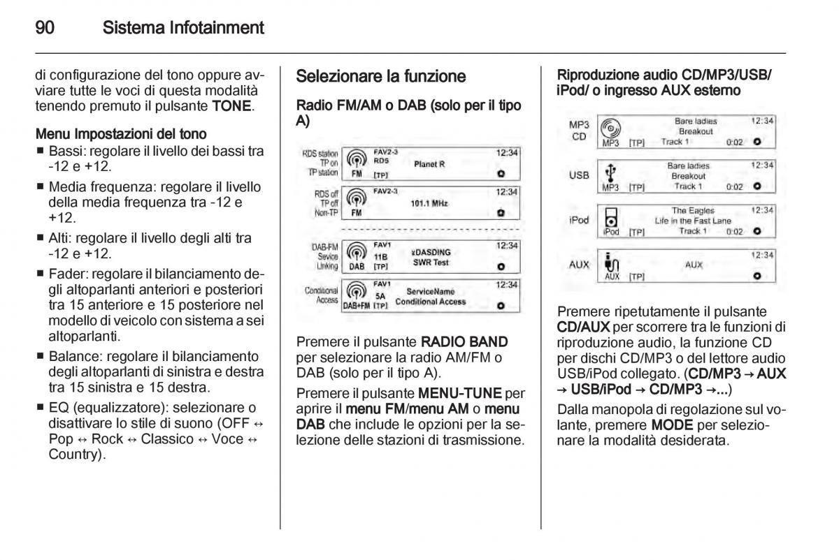 Chevrolet Spark M300 manuale del proprietario / page 90