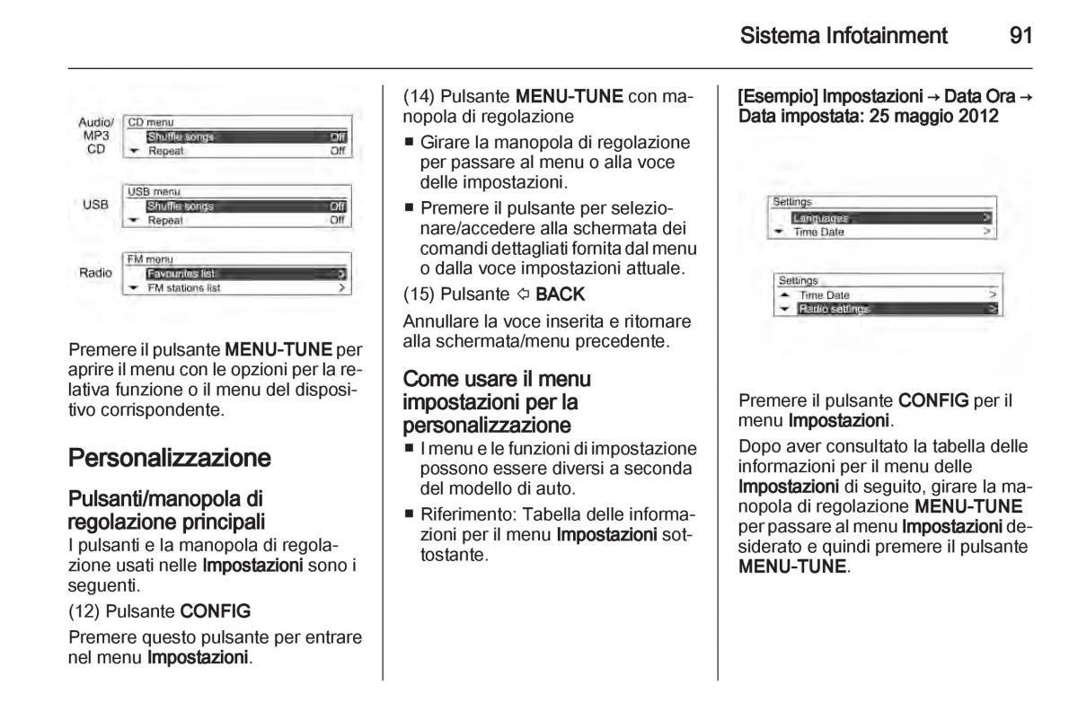 Chevrolet Spark M300 manuale del proprietario / page 91