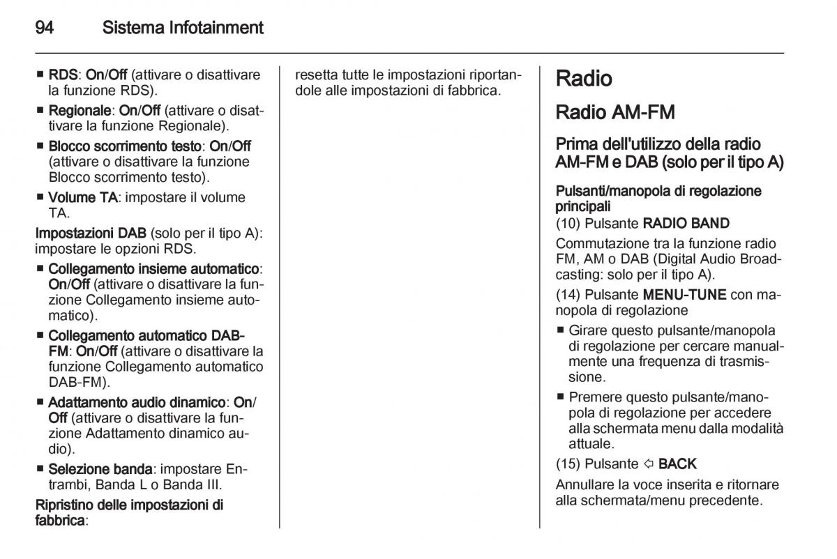 Chevrolet Spark M300 manuale del proprietario / page 94