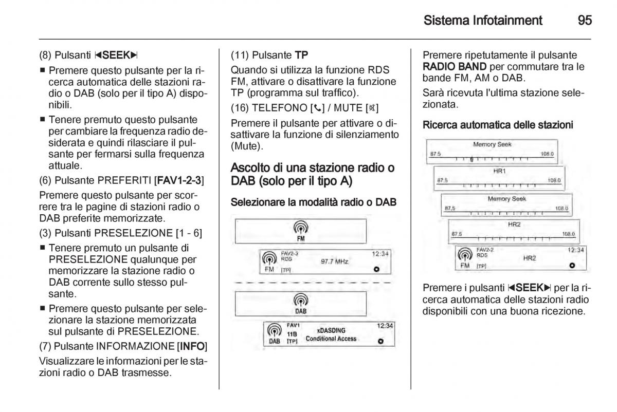 Chevrolet Spark M300 manuale del proprietario / page 95