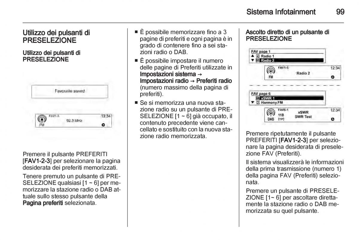 Chevrolet Spark M300 manuale del proprietario / page 99