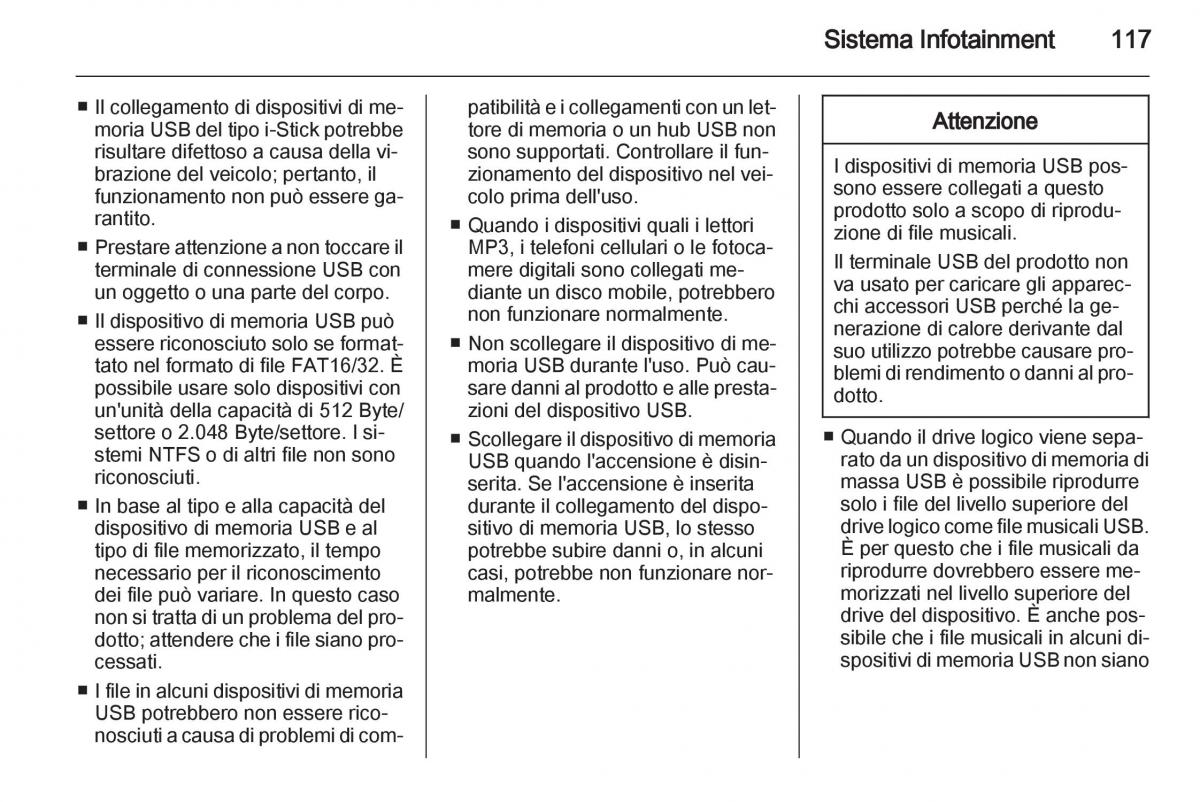 Chevrolet Spark M300 manuale del proprietario / page 117