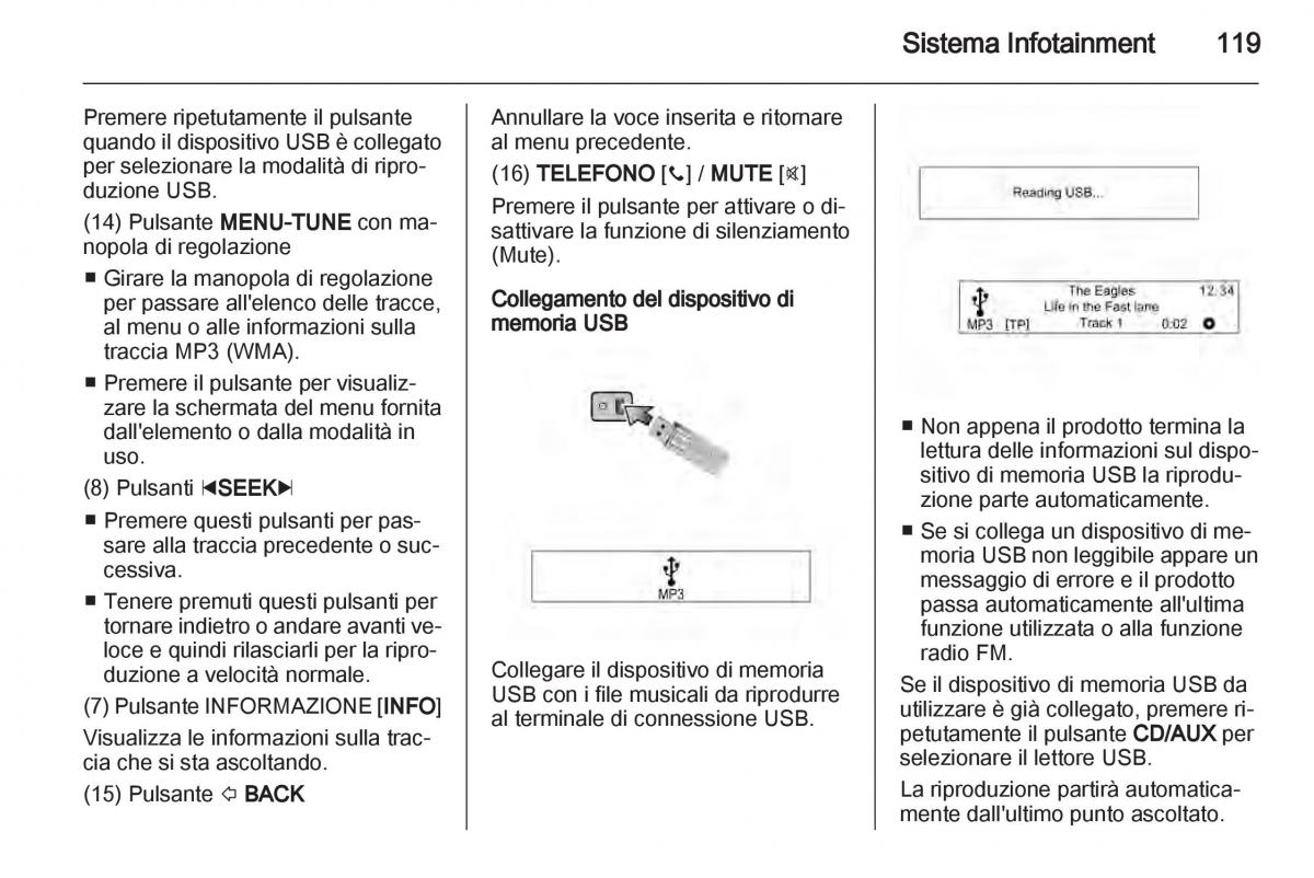 Chevrolet Spark M300 manuale del proprietario / page 119