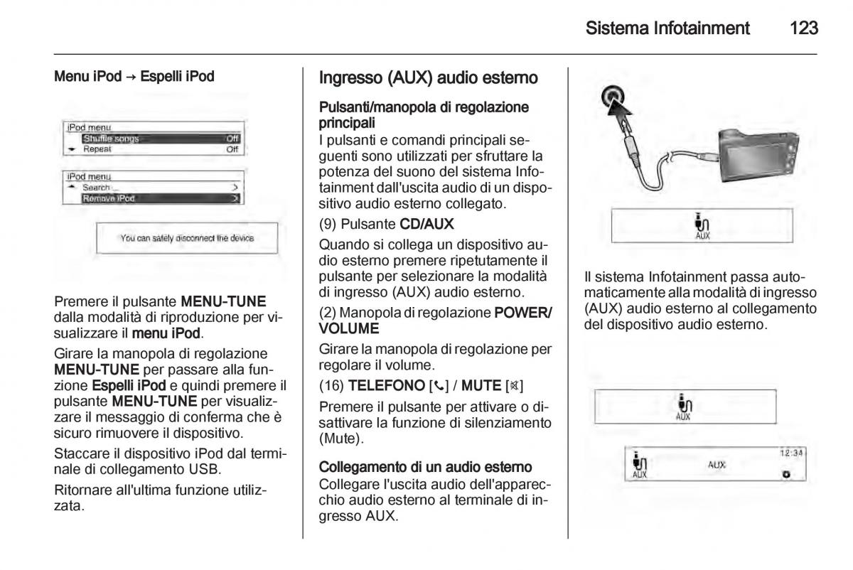 Chevrolet Spark M300 manuale del proprietario / page 123