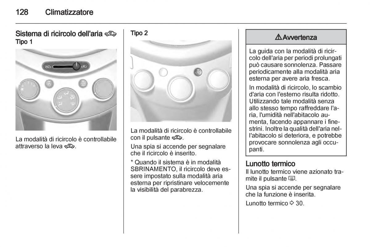 Chevrolet Spark M300 manuale del proprietario / page 128