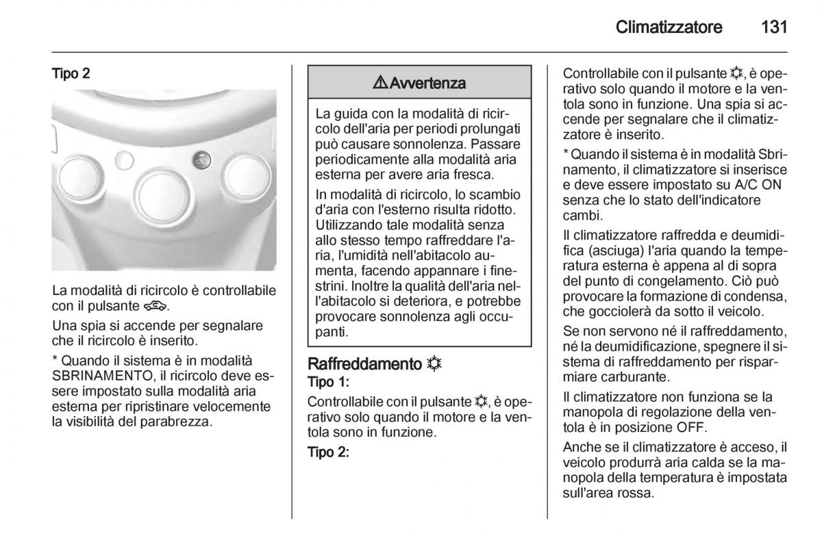 Chevrolet Spark M300 manuale del proprietario / page 131