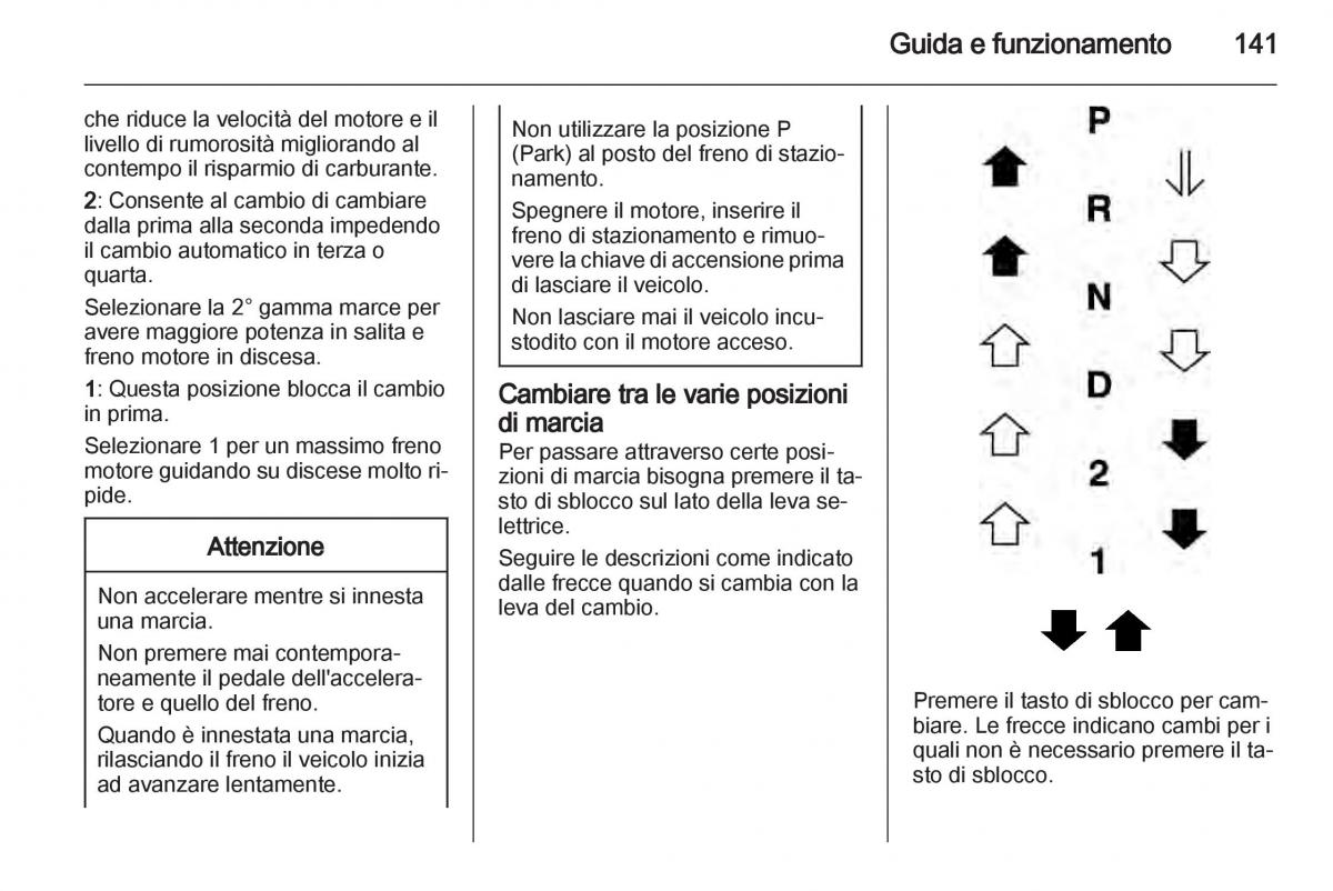 Chevrolet Spark M300 manuale del proprietario / page 141