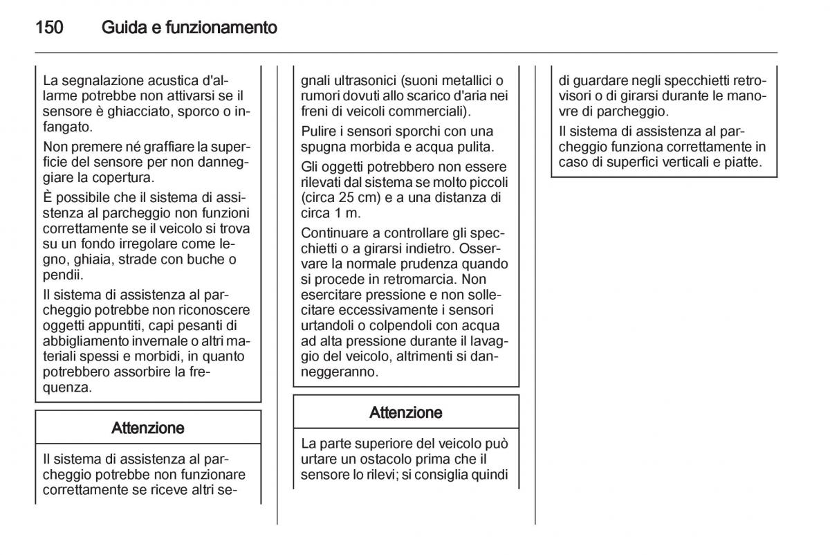 Chevrolet Spark M300 manuale del proprietario / page 150