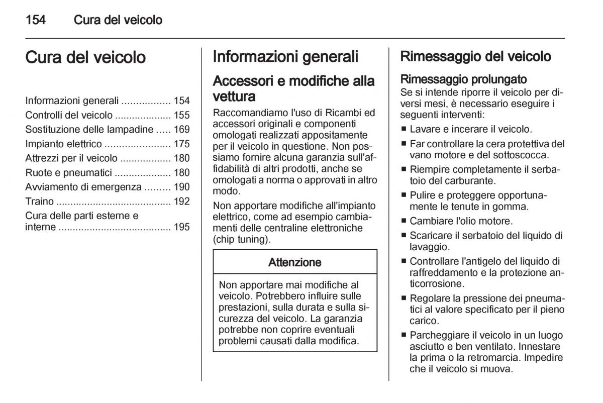 Chevrolet Spark M300 manuale del proprietario / page 154