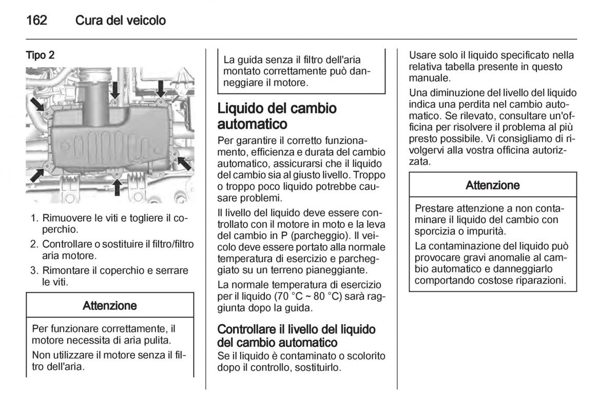 Chevrolet Spark M300 manuale del proprietario / page 162