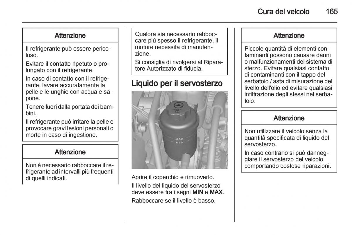 Chevrolet Spark M300 manuale del proprietario / page 165