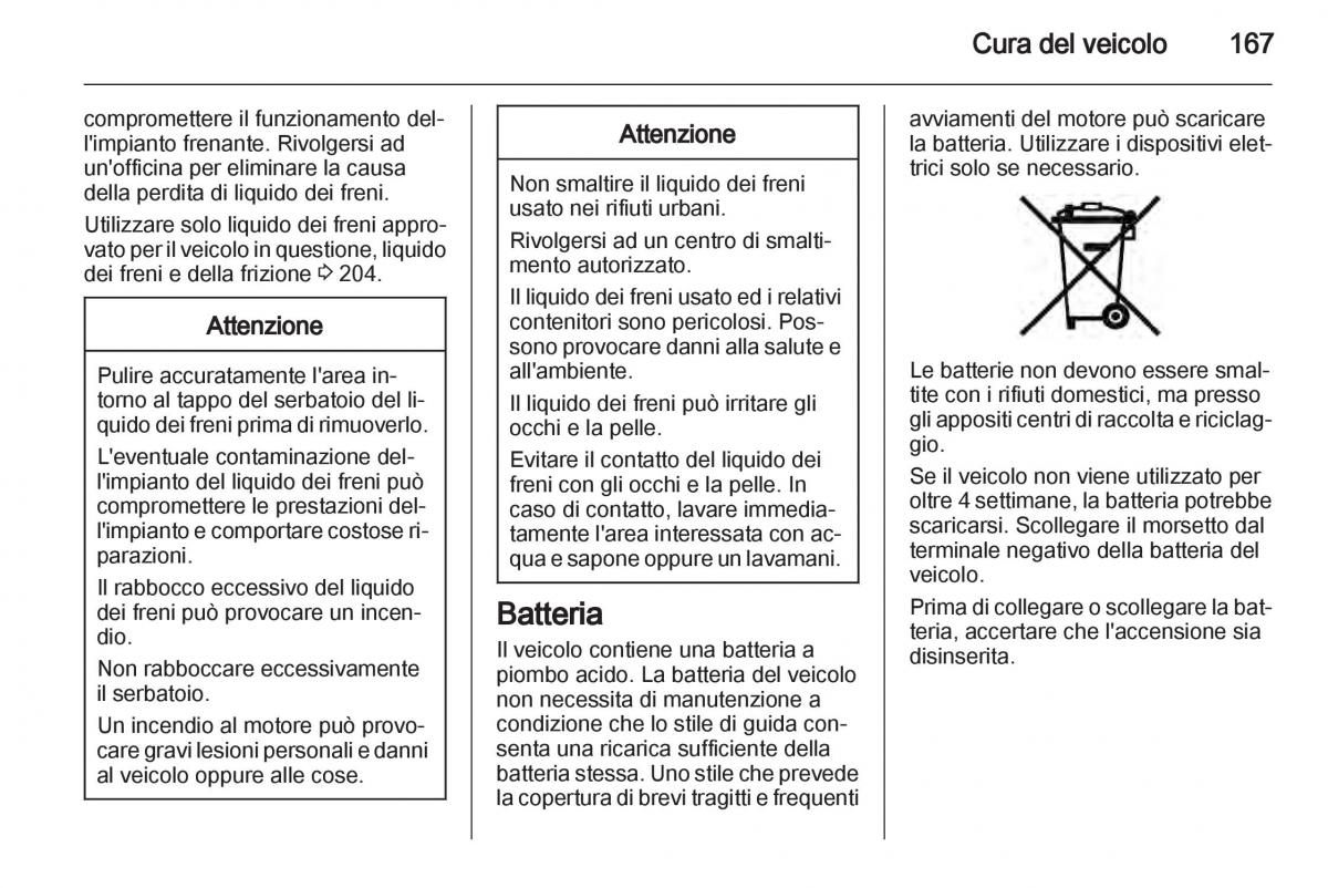 Chevrolet Spark M300 manuale del proprietario / page 167