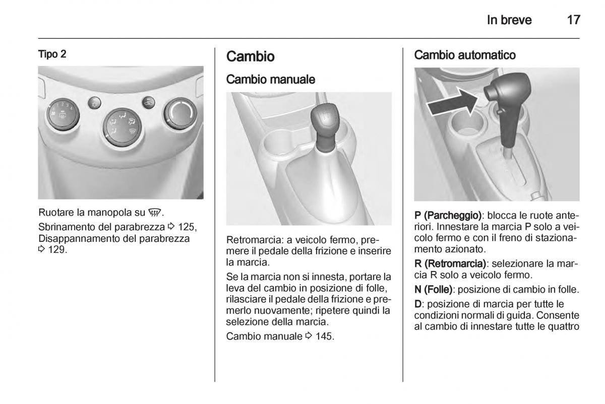 Chevrolet Spark M300 manuale del proprietario / page 17