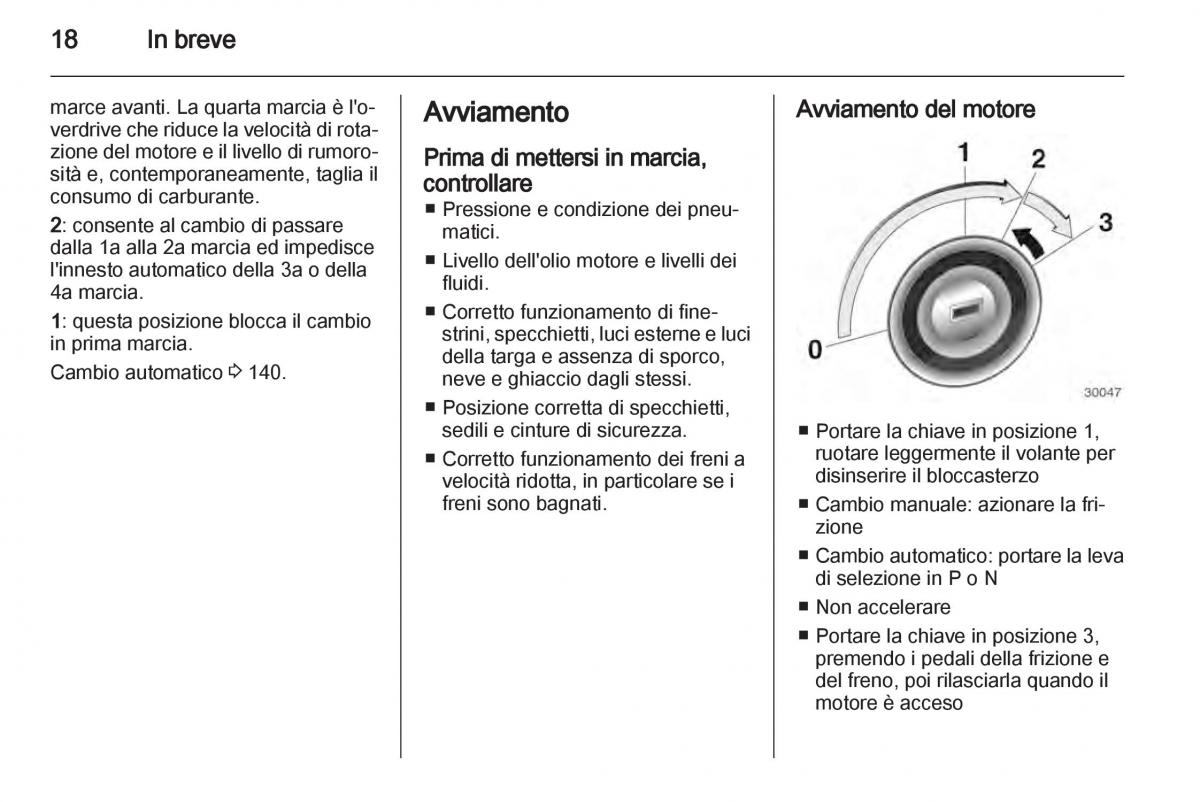 Chevrolet Spark M300 manuale del proprietario / page 18