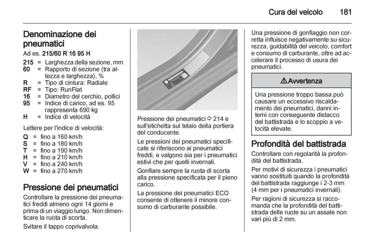 Chevrolet Spark M300 manuale del proprietario / page 181