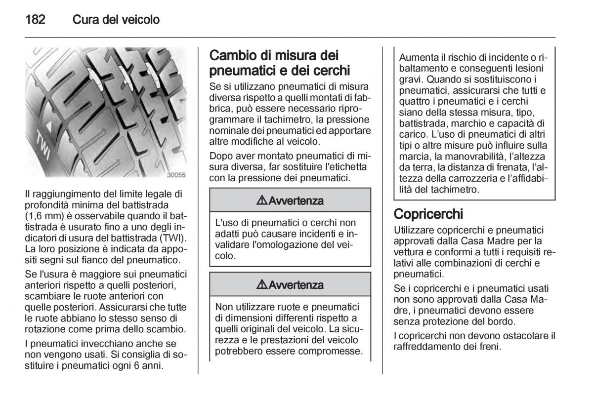 Chevrolet Spark M300 manuale del proprietario / page 182