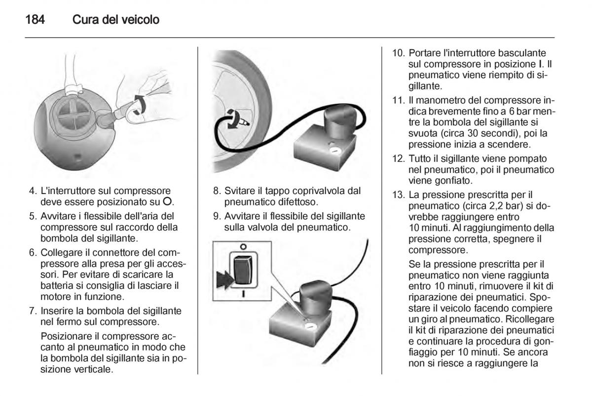 Chevrolet Spark M300 manuale del proprietario / page 184