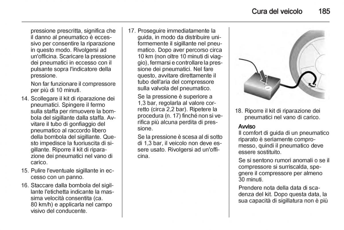 Chevrolet Spark M300 manuale del proprietario / page 185