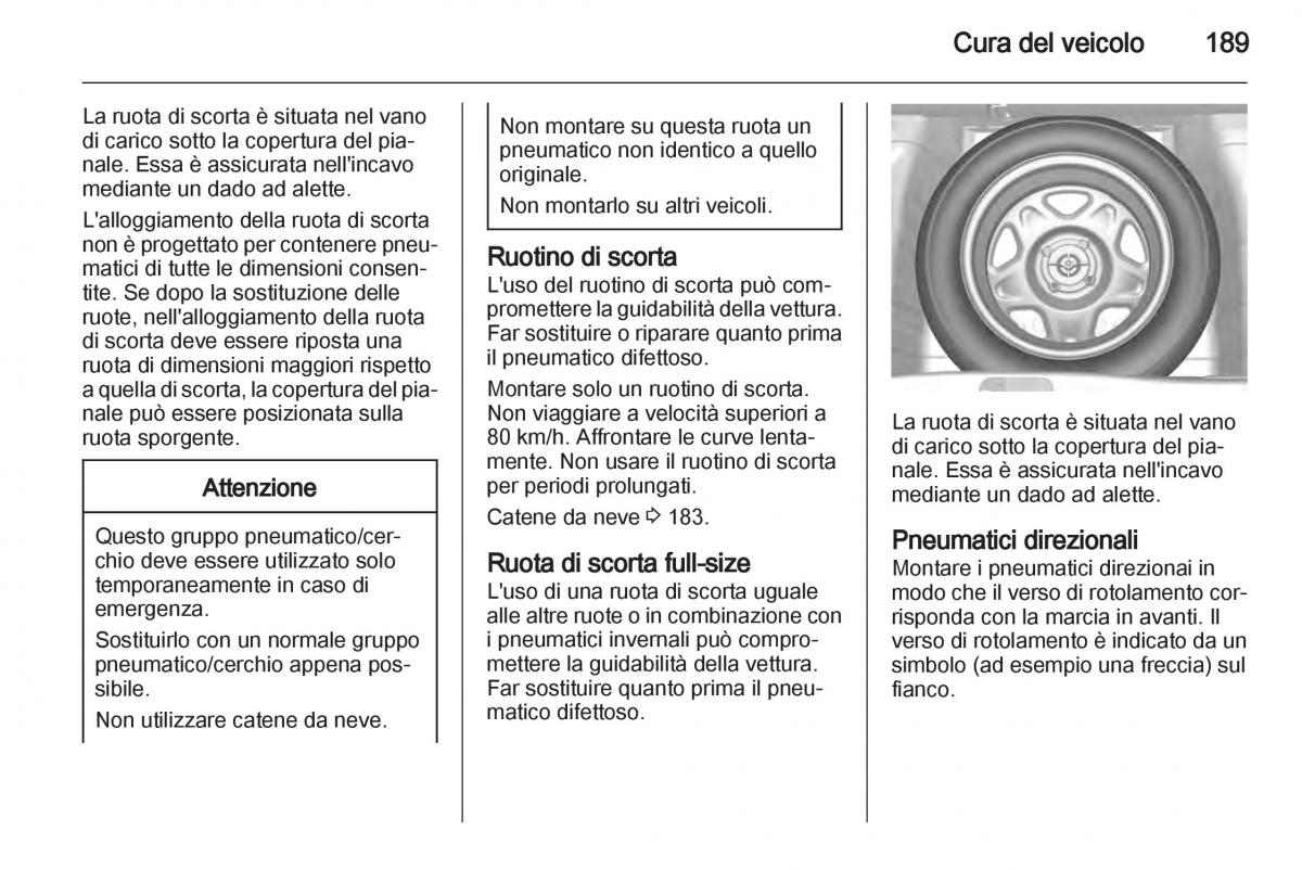 Chevrolet Spark M300 manuale del proprietario / page 189