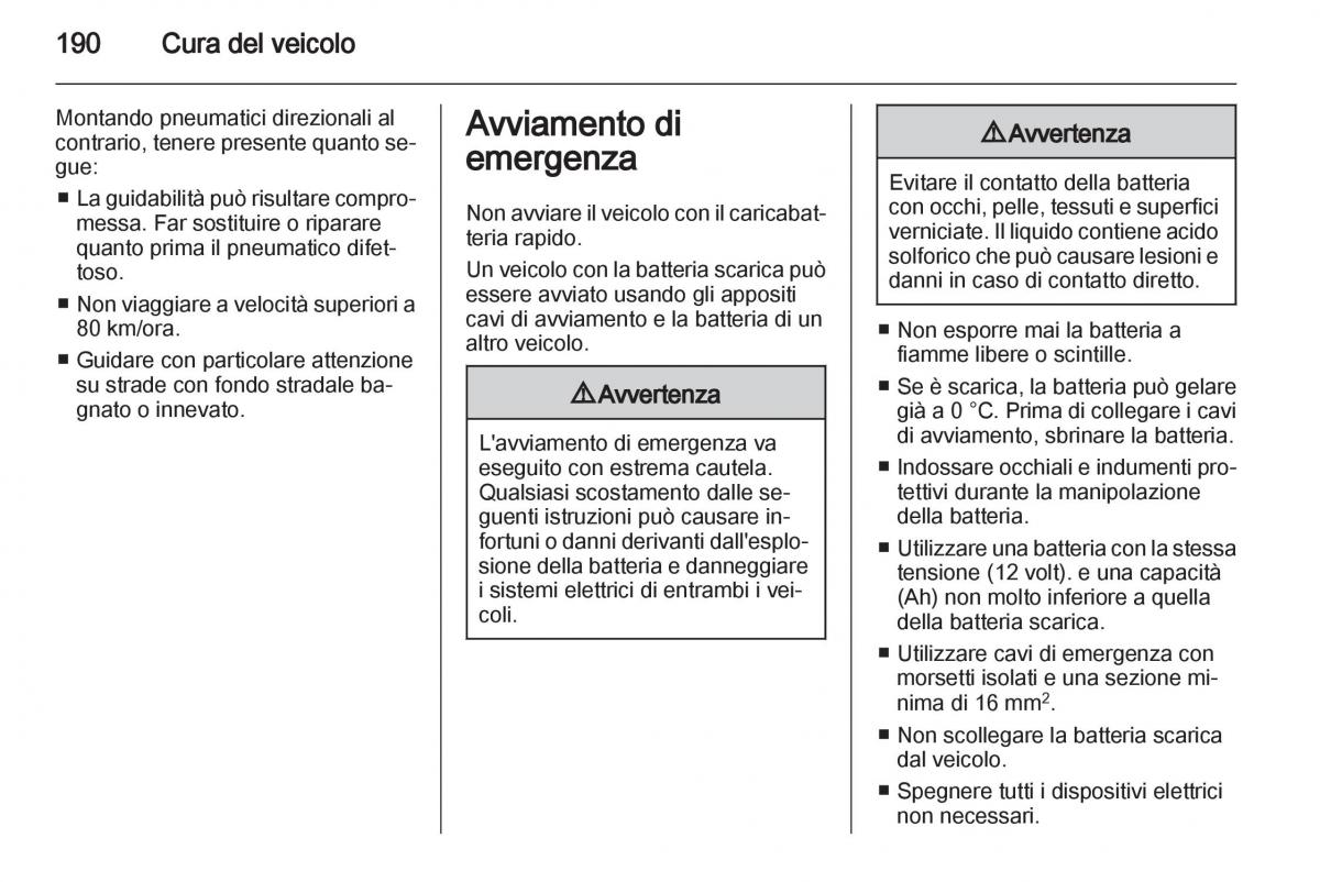 Chevrolet Spark M300 manuale del proprietario / page 190