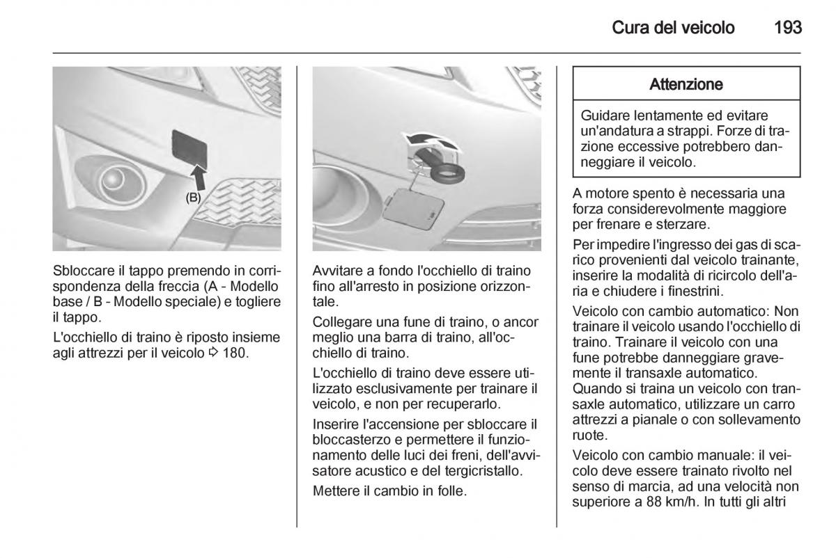 Chevrolet Spark M300 manuale del proprietario / page 193