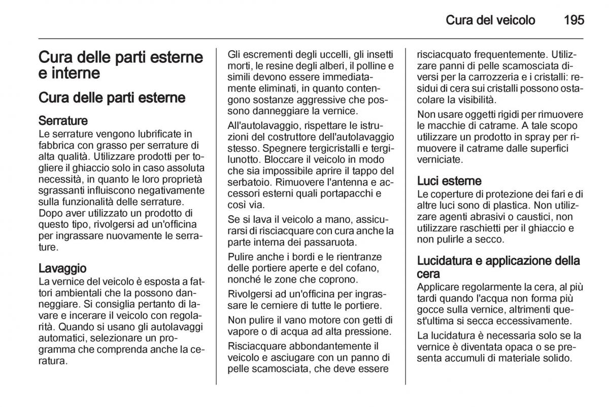 Chevrolet Spark M300 manuale del proprietario / page 195