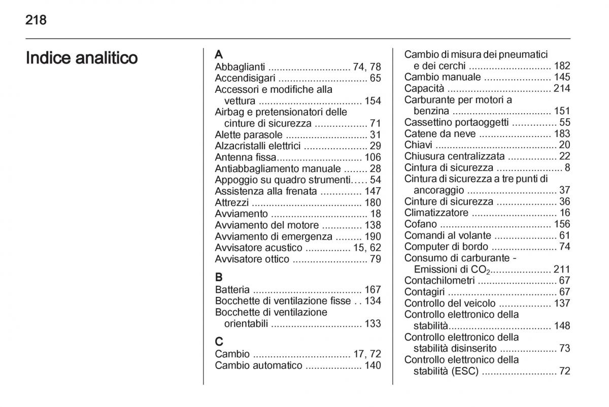 Chevrolet Spark M300 manuale del proprietario / page 218