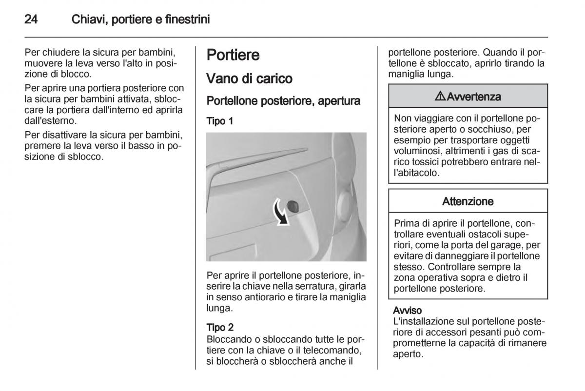 Chevrolet Spark M300 manuale del proprietario / page 24