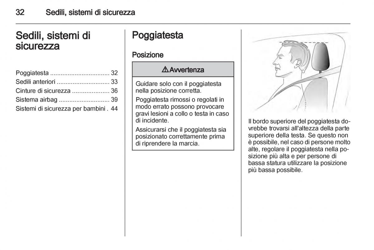 Chevrolet Spark M300 manuale del proprietario / page 32