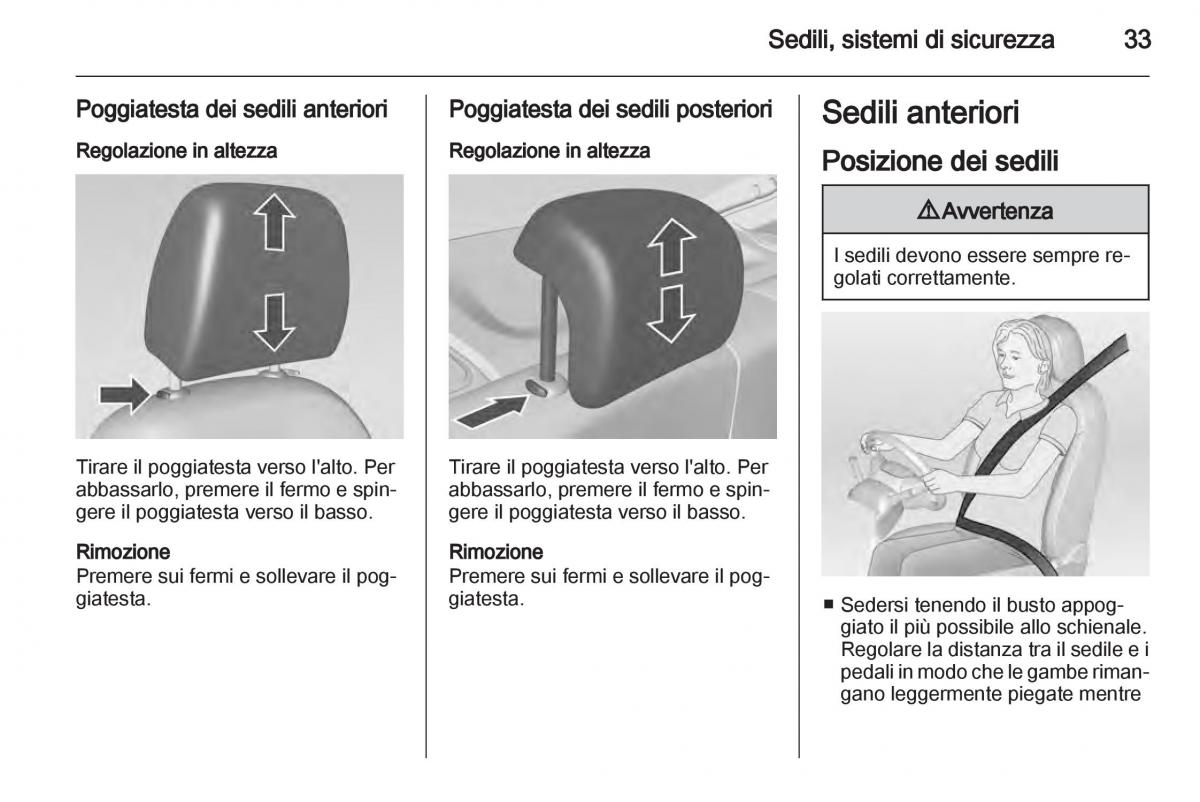 Chevrolet Spark M300 manuale del proprietario / page 33