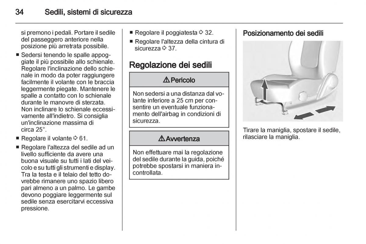 Chevrolet Spark M300 manuale del proprietario / page 34