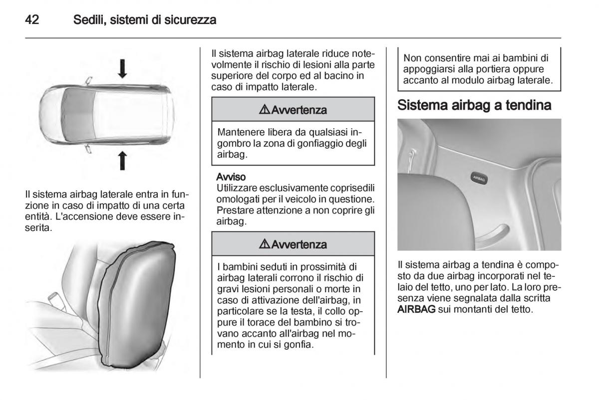 Chevrolet Spark M300 manuale del proprietario / page 42