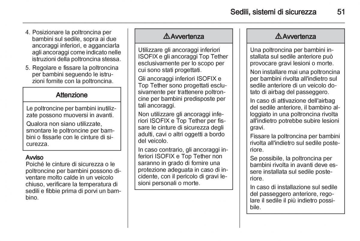 Chevrolet Spark M300 manuale del proprietario / page 51