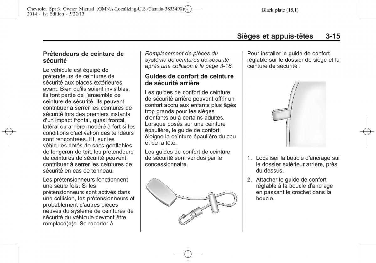 Chevrolet Spark M300 manuel du proprietaire / page 55