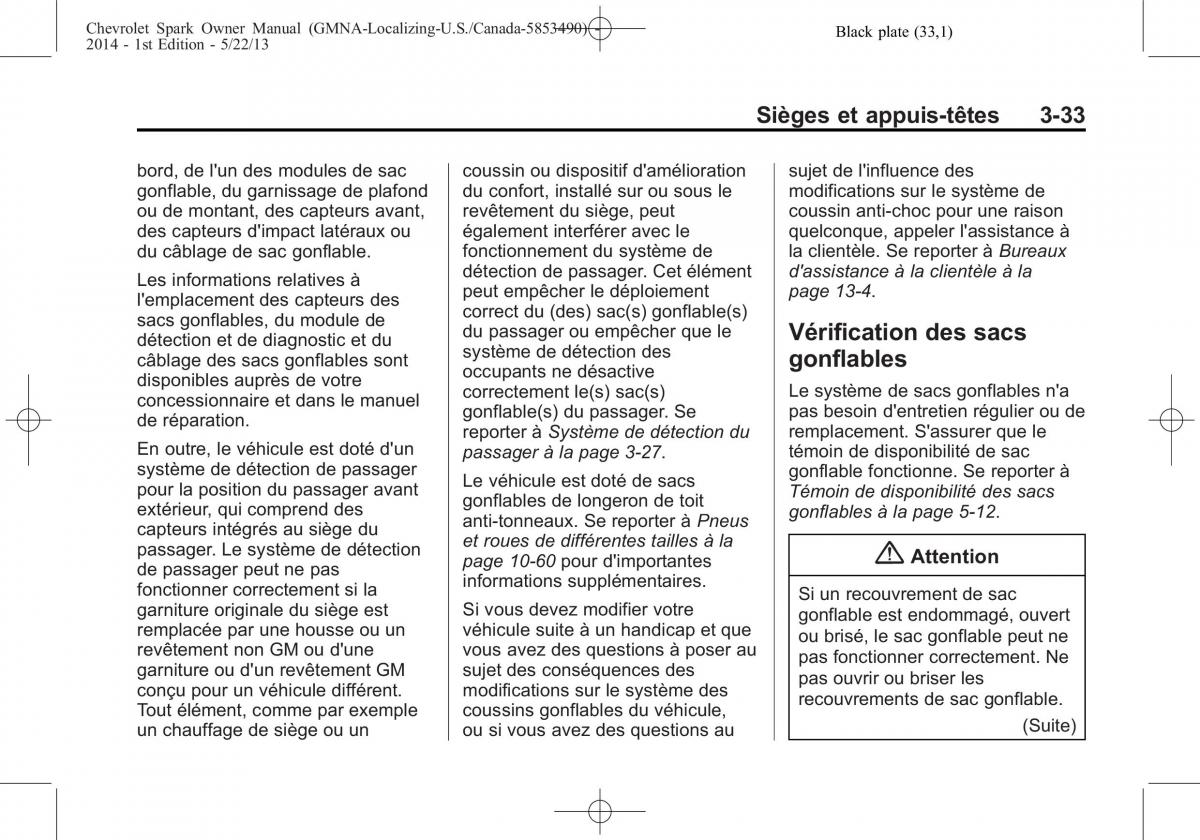 Chevrolet Spark M300 manuel du proprietaire / page 73