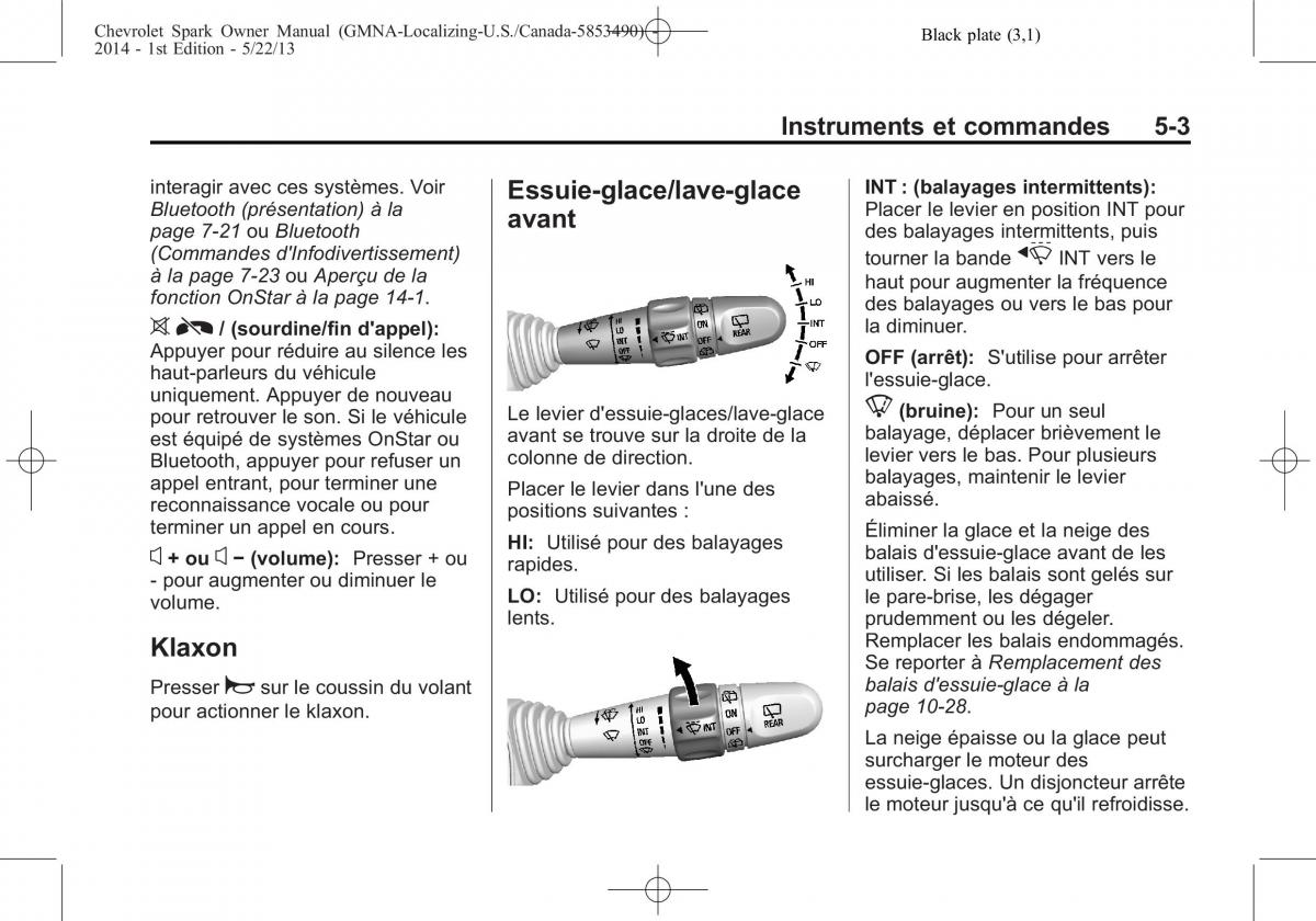 Chevrolet Spark M300 manuel du proprietaire / page 103