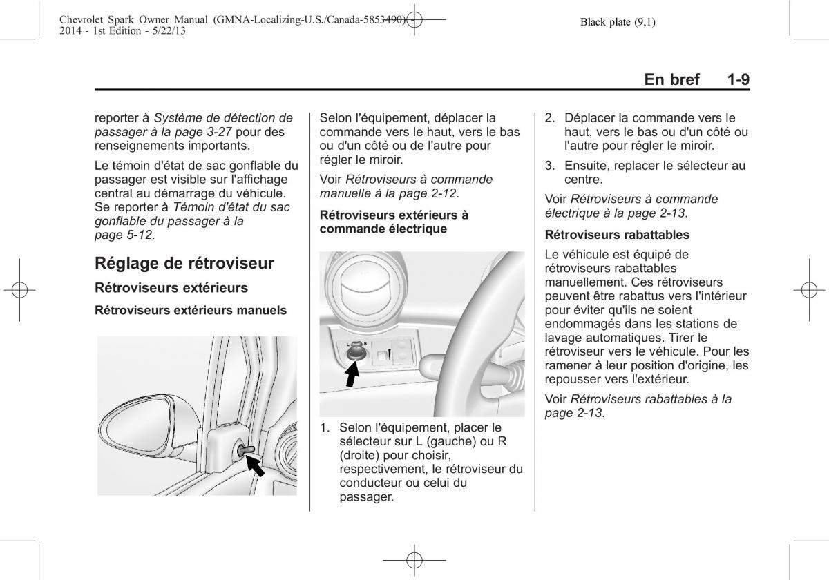 Chevrolet Spark M300 manuel du proprietaire / page 15