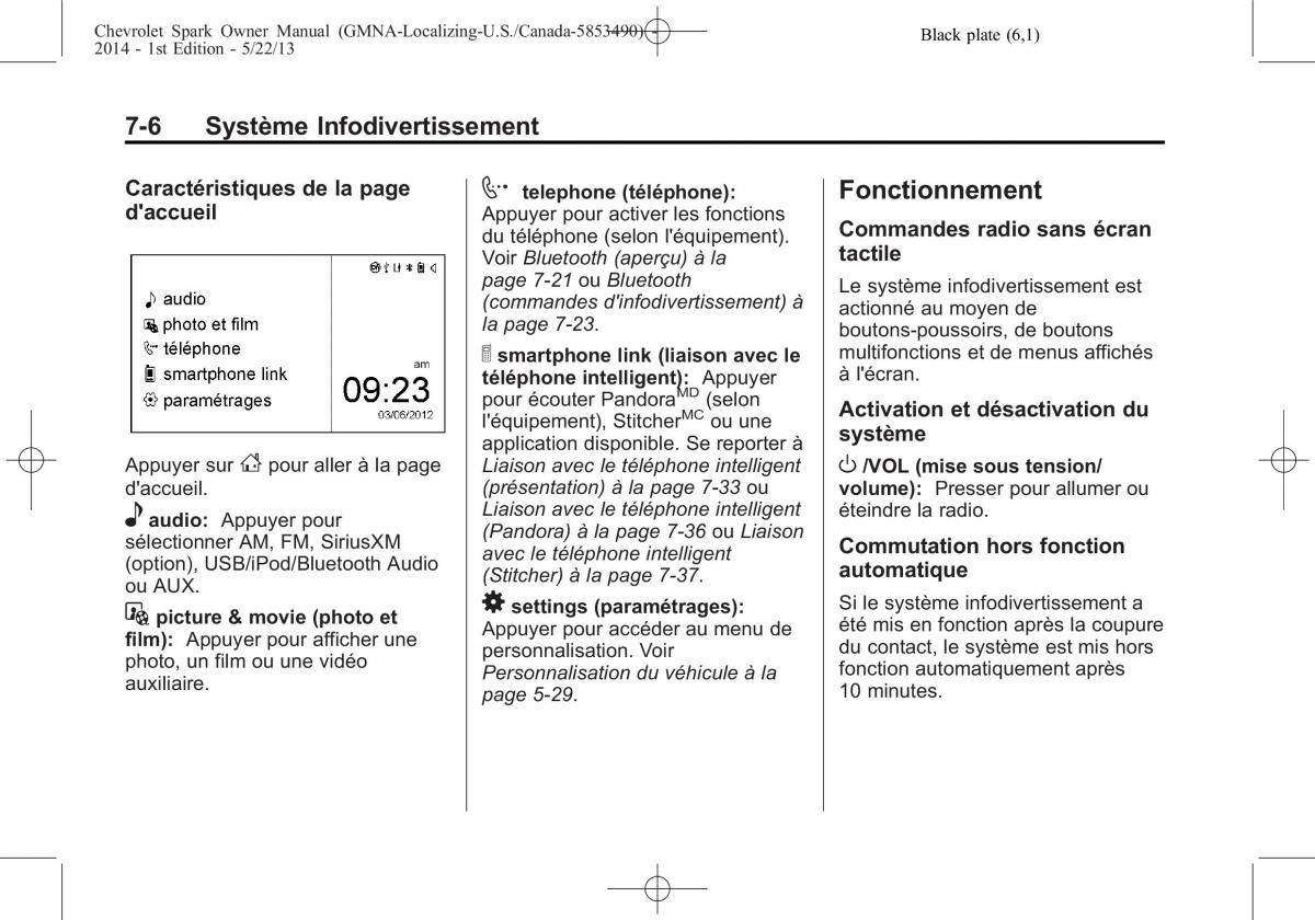 Chevrolet Spark M300 manuel du proprietaire / page 156