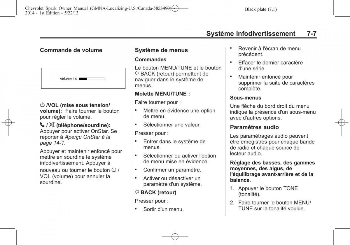 Chevrolet Spark M300 manuel du proprietaire / page 157