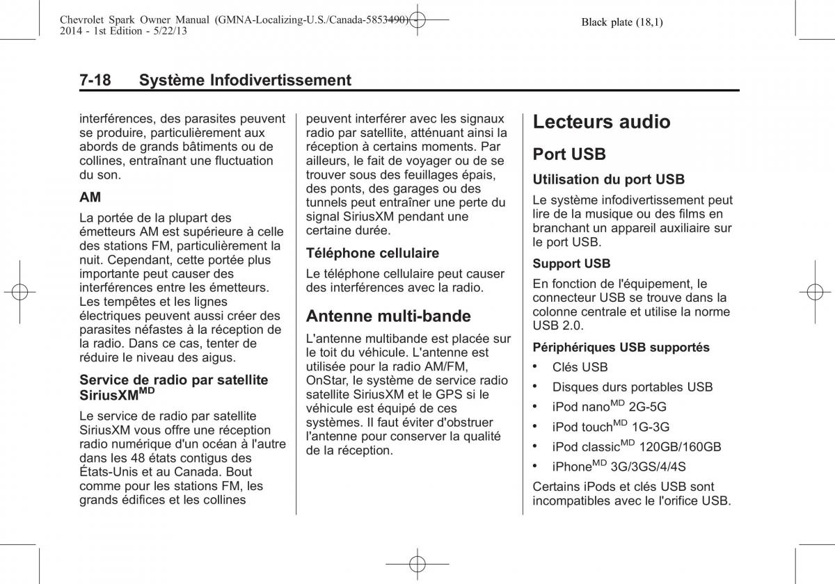 Chevrolet Spark M300 manuel du proprietaire / page 168