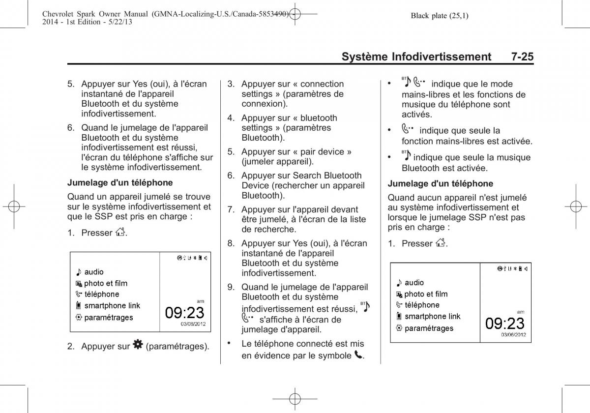 Chevrolet Spark M300 manuel du proprietaire / page 175