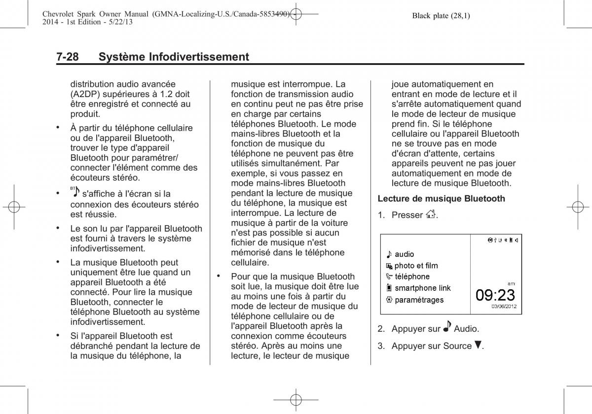 Chevrolet Spark M300 manuel du proprietaire / page 178