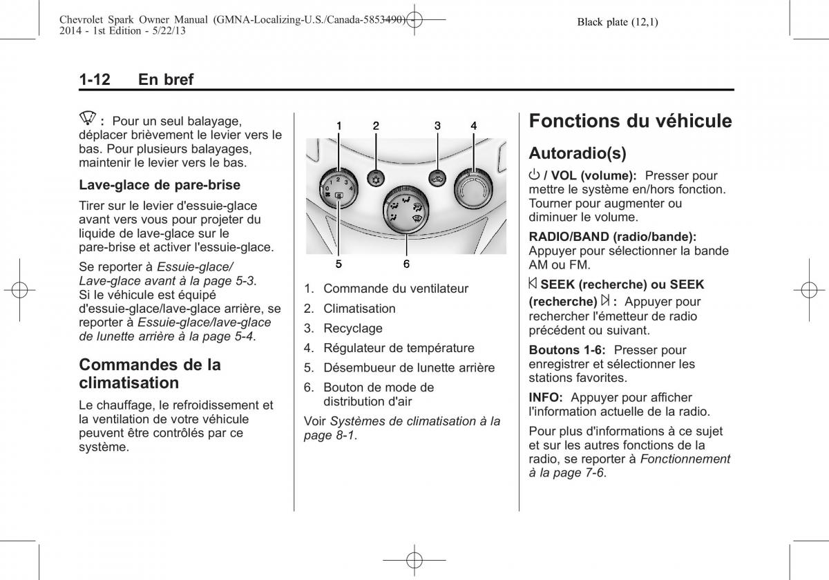 Chevrolet Spark M300 manuel du proprietaire / page 18